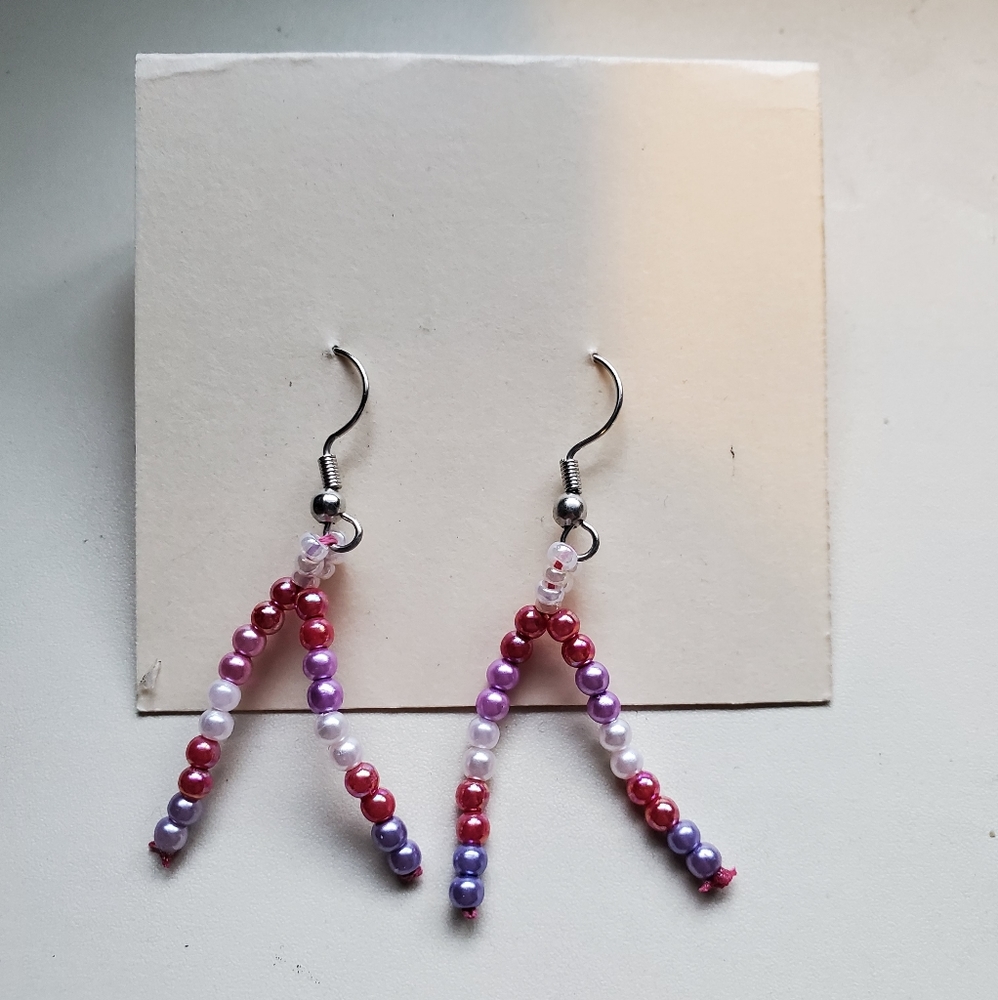 Pearl bead earrings